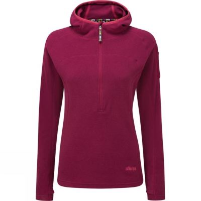 Sudadera Con Capucha Sherpa Karma Mujer - Rosas - Chile EHT510296